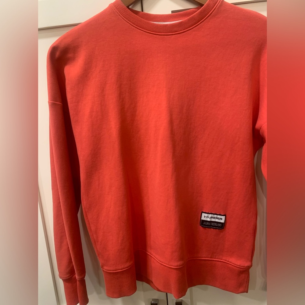 Under Armour Kids' Red Crewneck Sweatshirt